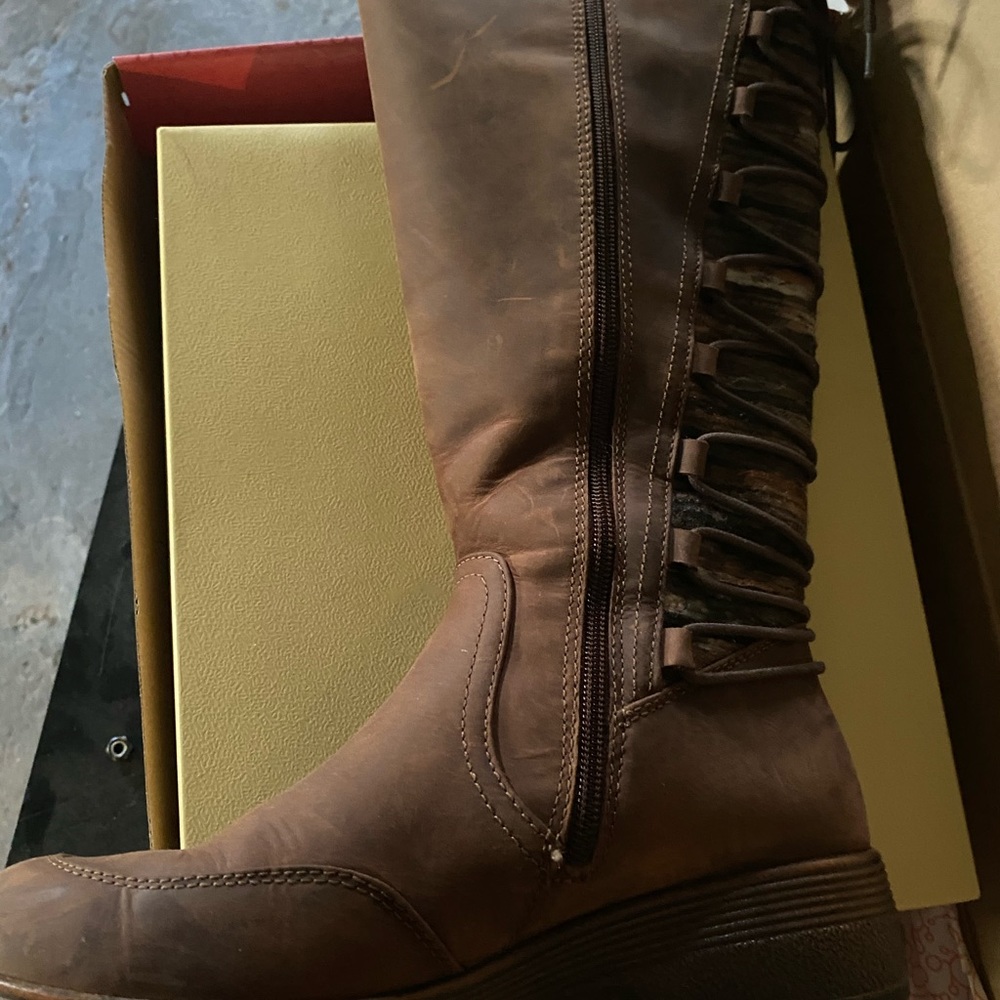 Brown boots